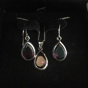 Amethyst Jewelry Set